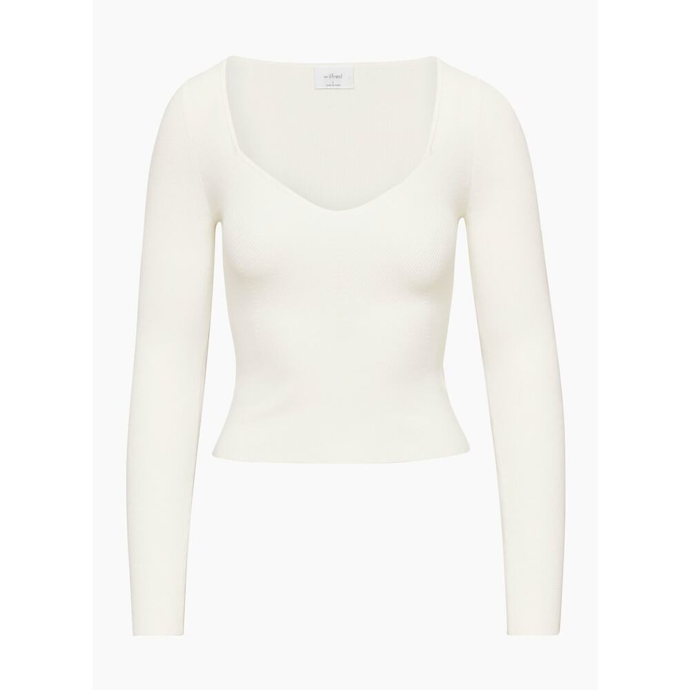 Aritzia Wilfred Tuscany Sweater – Light Birch – Size S